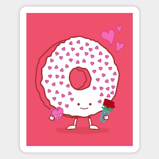 The Donut Valentine Magnet